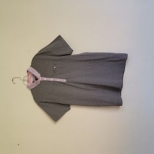 STEEL&JEELY tshirt  collar 4   buttons     size Small colors gray red blue